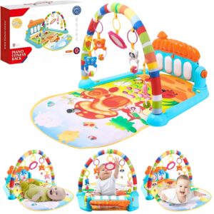 TinyTunes 4-in-1 Musical Piano Baby Gym & Tummy Time Play Mat