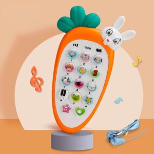 BunnyTunes Light-Up Musical Pretend Phone Toy for Toddlers